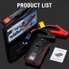 Onherm 1500 A csúcsteljesítményű autóindító 30000 mAh power bank LED lámpával