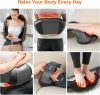WERTYI Shiatsu Elektromos Masszírozó Hővel - 3D Gyúró Párna Nyakra, Hátra és Vállra