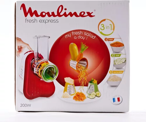 Moulinex Fresh Express 3 az 1-ben, 150W, Piros
