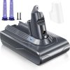 Morpilot 21.6V 6500mAh Li-ion porszívó akkumulátor V6 sorozathoz