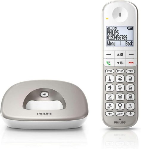 Philips XL490 S vezeték nélküli telefon - alacsony sugárzás, időseknek