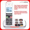Swissvoice 2355 vezeték nélküli nagy gombos telefon időseknek válaszrögzítővel