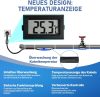 Fagyvédelem Fűtőkábel Termosztáttal és Hőmérséklet Kijelzővel 8M 16W/m 230V
