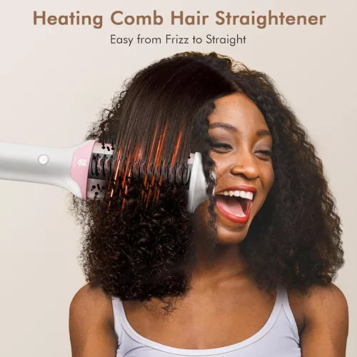 Webeauty 2-az-1-ben Hajszárító és Hajegyenesítő Kefe 1400W