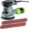 WORKPRO 300W 125mm Orbital Csiszoló 6 Sebességgel és Porgyűjtővel