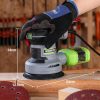 WORKPRO 300W 125mm Orbital Csiszoló 6 Sebességgel és Porgyűjtővel
