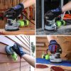 WORKPRO 300W 125mm Orbital Csiszoló 6 Sebességgel és Porgyűjtővel