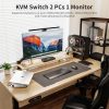 TESmart 2 Port HDMI KVM Switch 4K 60Hz EDID Emulátorral