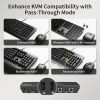 TESmart 2 Port HDMI KVM Switch 4K 60Hz EDID Emulátorral