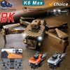 K6 Max RC Drón 720p HD Három Kamerás Optikai Áramlás Akadályelkerülő Légi Fotózás Quadcopter