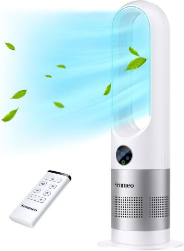 Senmeo 47 cm Penge nélküli Toronyventilátor, 8 Sebességes, LED Kijelzős