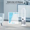 Senmeo 47 cm Penge nélküli Toronyventilátor, 8 Sebességes, LED Kijelzős