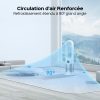 Senmeo 47 cm Penge nélküli Toronyventilátor, 8 Sebességes, LED Kijelzős