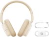 Baseus Bowie H1i Zajszűrős Vezeték Nélküli Fejhallgató - Fehér, 80 Ohm, 40 kHz, 3,5 mm Jack