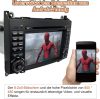 AMASE AUDIO 7 hüvelykes Mercedes-Benz Kompatibilis Autórádió DVD-lejátszóval