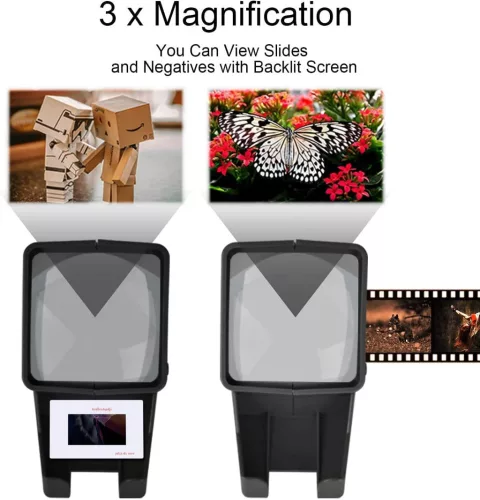 Rybozen M203 35mm Diavetítő és Nagyító LED Világítással