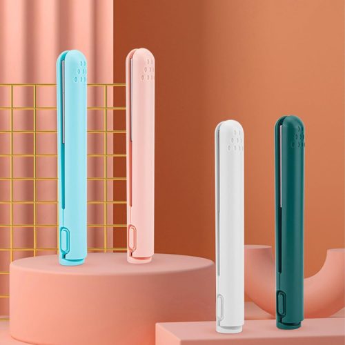 DAZZTIME Mini 2 az 1-ben Hordozható Kerámia Hajvasaló és Göndörítő