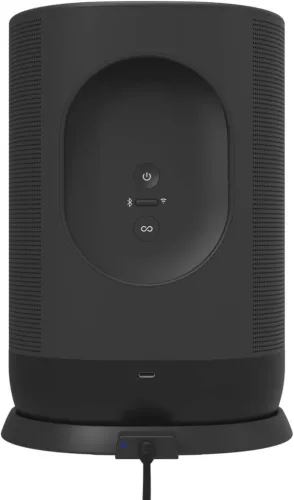 Soarking Töltőállomás Sonos Move Gen 2 És Gen 1 Hangszóróhoz, Vezeték Nélküli, 45W Adapter, 18V DC, 2,5A, 1 USB Port, Fekete