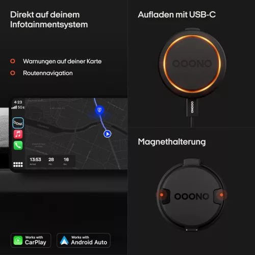 OOONO CO-Driver NO2 Navigációs Segéd és Sebességfigyelő Rendszer 2024