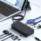 Yeemie Pro Microsoft Surface Pro 11 Az 1-Ben Dokkoló, HDMI 4K 60Hz, VGA, RJ45 Ethernet, USB 3.0, USB-C PD 60W, SD/TF Kártyaolvasó, 5 Gbit/s Adatátvitel