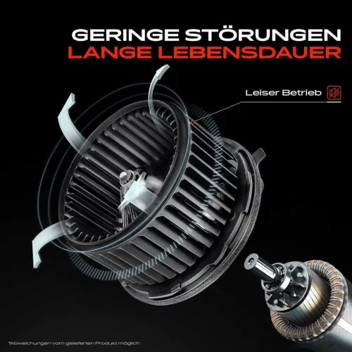 Frankberg Utastér Ventilátor, Audi A4 (B5) 8D2, 1.6-2.8, A4 Avant 8D5 B5 1.6-2.8 1997-2001, 12 V, 2000 1/min, 6 Pólus, Beépített Szabályzó, Fém