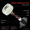 Frankberg Utastér Ventilátor, Audi A4 (B5) 8D2, 1.6-2.8, A4 Avant 8D5 B5 1.6-2.8 1997-2001, 12 V, 2000 1/min, 6 Pólus, Beépített Szabályzó, Fém