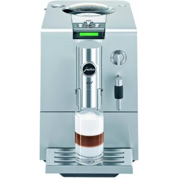   JURA ENA 9 OTC 13526 One Touch Kávéfőző, 1450 W, 230 V, 1,1 L, Aromafokozás, Finomhab-Technológia, Programozható, Ezüst