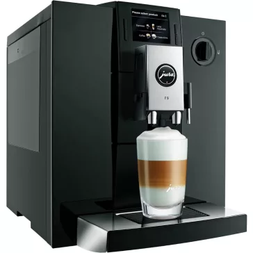   Jura F9 Piano Black Automata Kávéfőző, 1450 W, TFT Kijelző, 1,9 L Víztartály, 310 g Babtartály, Aroma+ Őrlő, Fine Foam Technológia, 8 Kávéerősség, 14 Kávéspecialitás