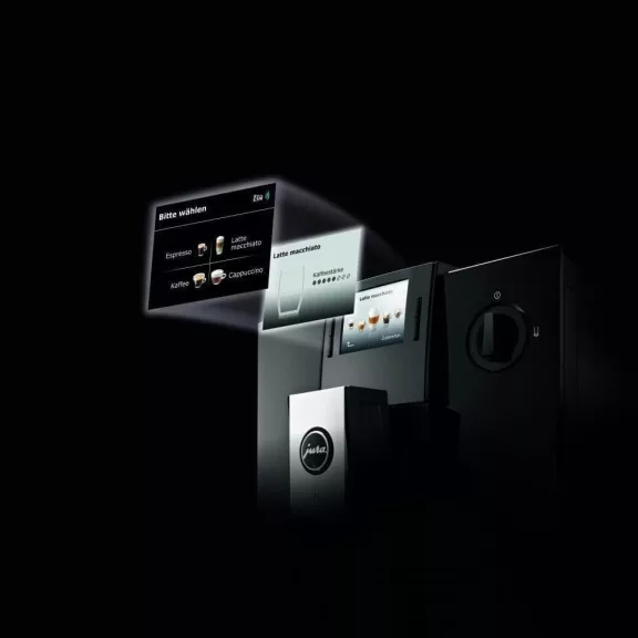 Jura F9 Piano Black Automata Kávéfőző, 1450 W, TFT Kijelző, 1,9 L Víztartály, 310 g Babtartály, Aroma+ Őrlő, Fine Foam Technológia, 8 Kávéerősség, 14 Kávéspecialitás Jura F9 Piano Black Automata Kávéfőző, 1450 W, TFT Kijelző, 1,9 L Víztartály, 310 g Babtartály, Aroma+ Őrlő, Fine Foam Technológia, 8 Kávéerősség, 14 Kávéspecialitás
