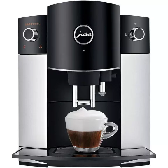 JURA D600 Platin Automata Kávéfőző, 1450 W, 230 V, 1,9 L, Aroma G2 Őrlő, PEP, Vízszűrő, Tejhabosító, Fekete-Platina JURA D600 Platin Automata Kávéfőző, 1450 W, 230 V, 1,9 L, Aroma G2 Őrlő, PEP, Vízszűrő, Tejhabosító, Fekete-Platina