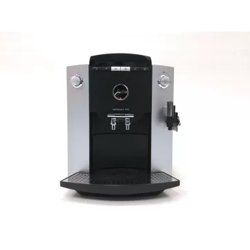   Jura Impressa F50 13235 Automata Kávéfőző, 1450 W, 230 V, 1,9 L Víztartály, 200 g Babtartály, 6 Fokozatú Kúpos Őrlő, 5–16 g, CLARIS Szűrő Kompatibilis, Platina/Fekete