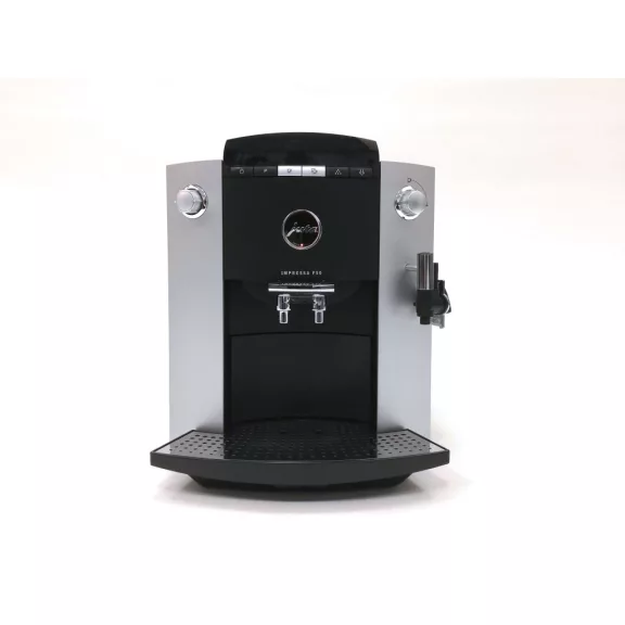 Jura Impressa F50 13235 Automata Kávéfőző, 1450 W, 230 V, 1,9 L Víztartály, 200 g Babtartály, 6 Fokozatú Kúpos Őrlő, 5–16 g, CLARIS Szűrő Kompatibilis, Platina/Fekete Jura Impressa F50 13235 Automata Kávéfőző, 1450 W, 230 V, 1,9 L Víztartály, 200 g Babtartály, 6 Fokozatú Kúpos Őrlő, 5–16 g, CLARIS Szűrő Kompatibilis, Platina/Fekete