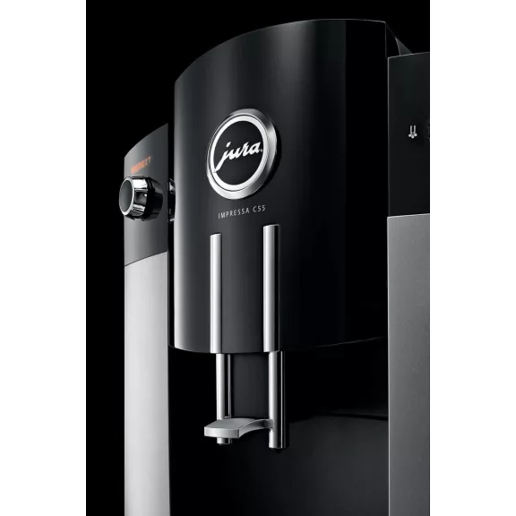 Jura Impressa C55 Aroma+ Automata Kávéfőző, 4 Fokozatú Őrlésmennyiség, Állítható Őrlésfinomság, Előáztatás, Tisztítás, Vízkőtelenítés Jura Impressa C55 Aroma+ Automata Kávéfőző, 4 Fokozatú Őrlésmennyiség, Állítható Őrlésfinomság, Előáztatás, Tisztítás, Vízkőtelenítés