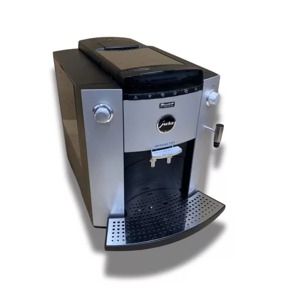 JURA Impressa F505 13554 Automata Kávéfőző, Fust, Kúpos Acél Őrlőmű, Thermoblock Fűtőrendszer, CLARIS Blue Vízszűrő, Platina JURA Impressa F505 13554 Automata Kávéfőző, Fust, Kúpos Acél Őrlőmű, Thermoblock Fűtőrendszer, CLARIS Blue Vízszűrő, Platina