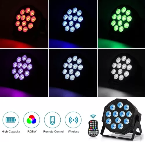HOLDLAMP 36W Újratölthető RGBW LED Színpadi Fény