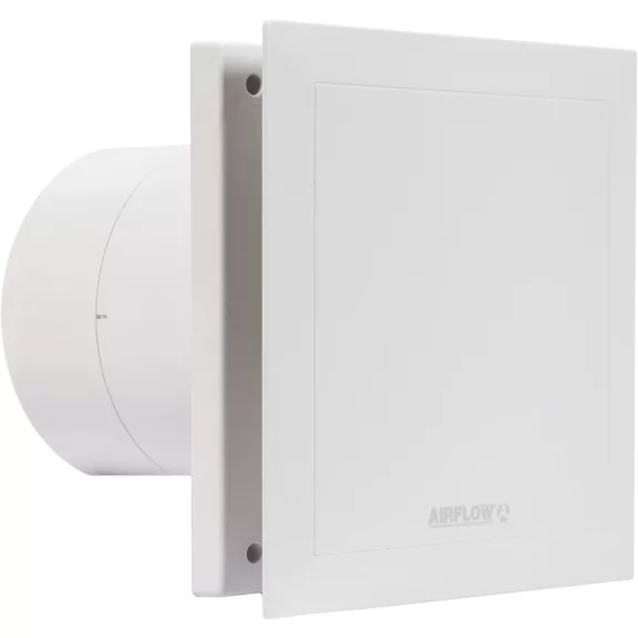 Airflow QT120T Kiváló Csendes Ventilátor, 2 Sebesség, Automatikus Indítás, Időzítő, 120mm, 32 dB, 47 L/s