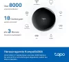 Tapo H110 Infra Okos Hub, Matter Kompatibilis, 18 Eszköztípus, 8000 Márka, WLAN 2.4 GHz, Tapo Szenzor Hub, Hangvezérlés, Távvezérlés, Geokerítés, Offline Vezérlés, Fekete