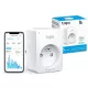 TP-Link Tapo P110(FR) Okos Wi-Fi Dugalj, Type E, 16A, 230V, 3680W, Energiafogyasztás Mérő, Időzítés, Hangvezérlés, Alexa, Google, Fehér