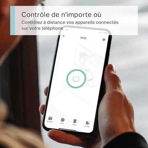 TP-Link Tapo P100 Okos WiFi Dugalj, 10 A, 220 V, ON-OFF, Amazon Alexa, Google Home, Siri Parancsok, Tapo App, Időzítés, Távoli Vezérlés, Fehér