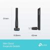 TP-Link UB500 Plus USB Bluetooth Adapter, Bluetooth 5.3, PC És Laptop, Windows 11/10/8.1/7, 7 Eszköz, Állítható Antenna, Fekete