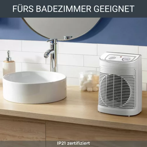 Rowenta Instant Comfort Aqua ‎SO6510F2 Ventilátoros Hősugárzó, 2400 W, 230 V, 2 Fokozat, Csendes 45 dB, Hideg Ventiláció Funkció, Hordfogantyú, Jelzőfény, Fehér