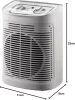 Rowenta Instant Comfort Aqua ‎SO6510F2 Ventilátoros Hősugárzó, 2400 W, 230 V, 2 Fokozat, Csendes 45 dB, Hideg Ventiláció Funkció, Hordfogantyú, Jelzőfény, Fehér