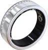 CNBRO JYV8FS Smart Ring, 9-es Méret, Rozsdamentes Acél, Android iOS Kompatibilis, Pulzusmérő, Alvásmonitor, Pedométer, Kalóriaszámláló, Bluetooth, Ezüst