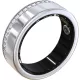 CNBRO JYV8FS Smart Ring, 9-es Méret, Rozsdamentes Acél, Android iOS Kompatibilis, Pulzusmérő, Alvásmonitor, Pedométer, Kalóriaszámláló, Bluetooth, Ezüst