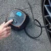 Ring Eono Essentials 2018 Digitális Autógumi Kompresszor, Előre Beállítható Nyomás, 12V, LED Fény, 60cm Tömlő, 3,3m Kábel, Fekete