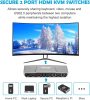 TESmart 2x HDMI KVM Switch, 4K Ultra HD 30Hz