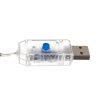  Távirányítós LED Fényfüzér USB csatlakozással – Meleg Fehér (300 LED)
