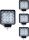 WINBANG 48W 4 Inch LED Munkalámpa Off Road
