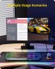 HAVIT Gaming Billentyűzet és Egér Kombó, Háttérvilágítással és RGB Gamer Egérrel