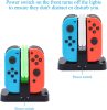 FastSnail Töltőállomás Nintendo Switch & OLED Modellekhez, Joycon és Pro Controller Töltő (fekete)